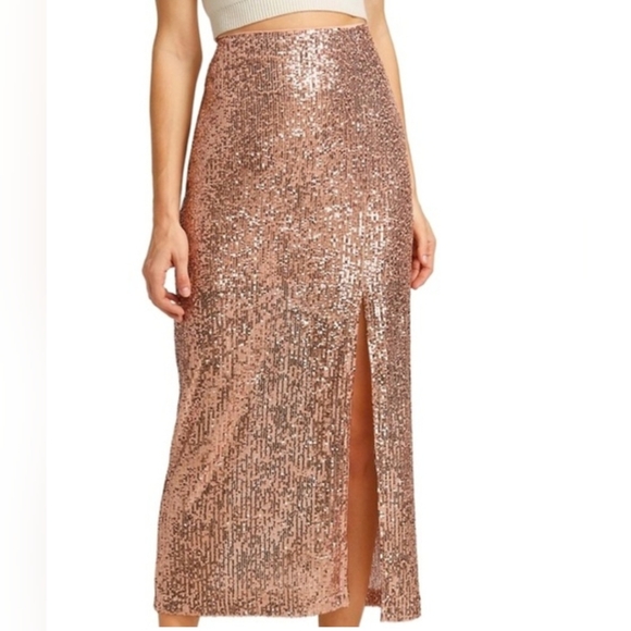 NWT Free People Ariana Sequin Maxi Skirt - Size 12. - Picture 5 of 6